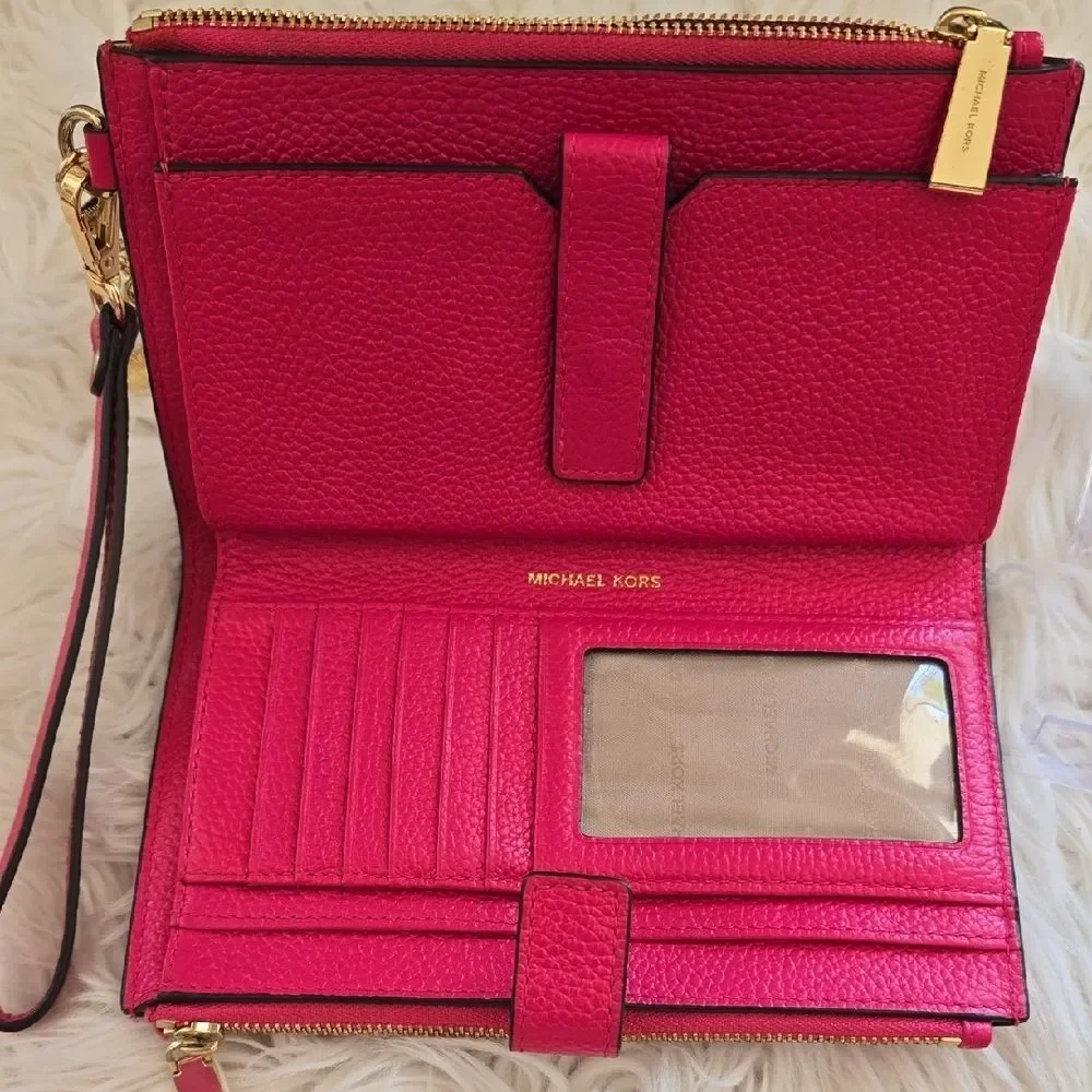 Michael Kors Fuchsia Wristlet Clutch - Picture 8 of 8